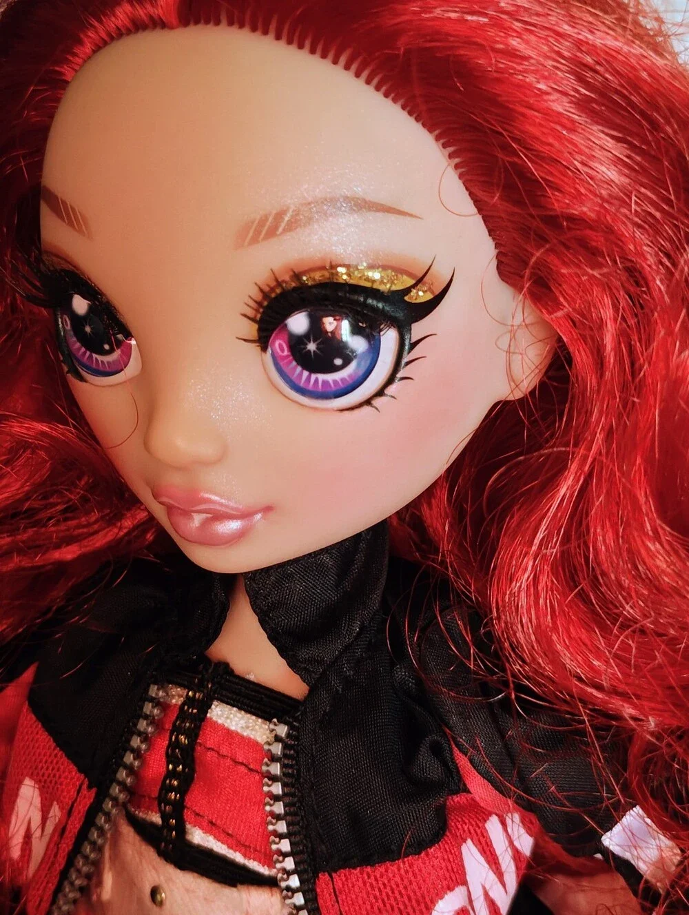 2030 Rainbow High Ruby Anderson Doll With Classic Black And Logo Windbreaker